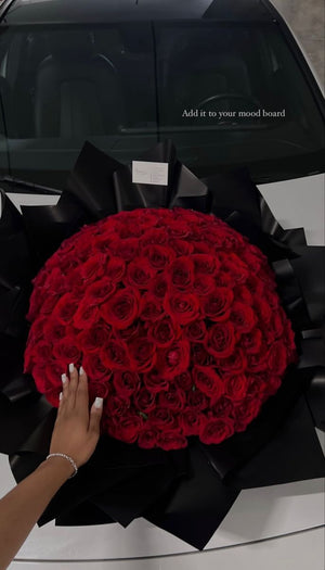 110 Red Roses Dubai | Luxury 111-Stem Bouquet | 4-Hour Delivery – Bambi