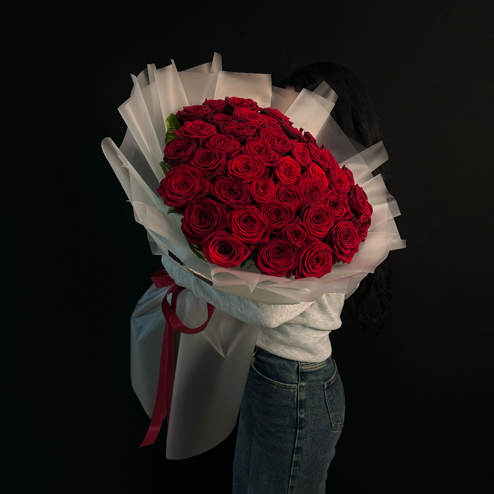 51 PREMIUM Red Roses Bouquet