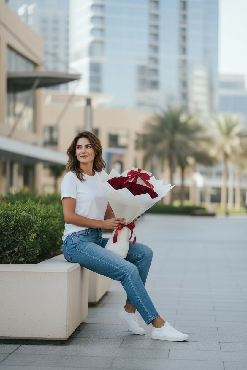 51 Red Roses Bouquet