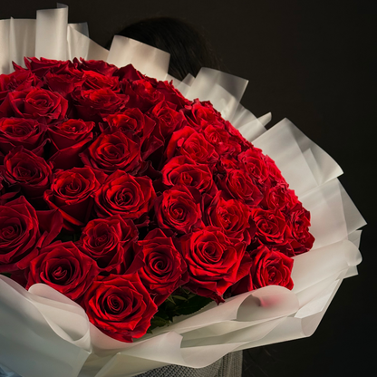 51 PREMIUM Red Roses Bouquet