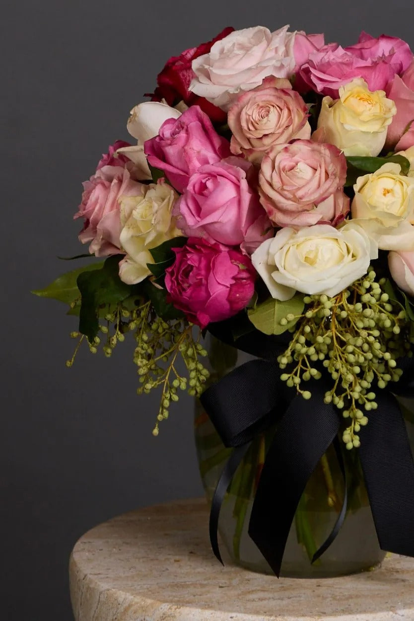 Duskelle - Elegant Rose Bouquet - Bambi