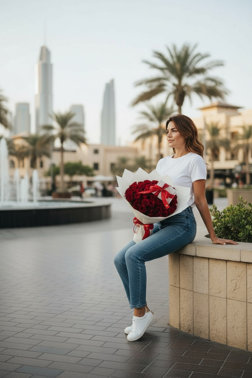51 Red Roses Bouquet