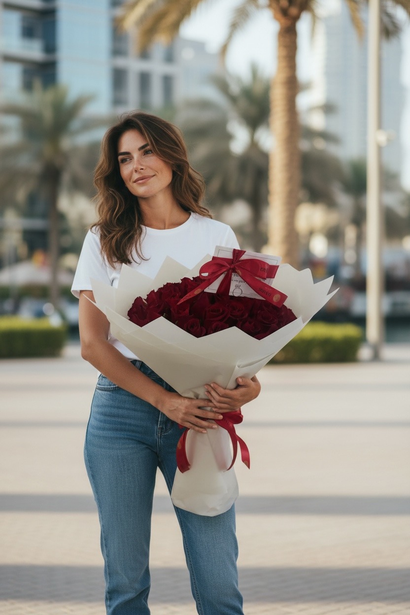 51 Red Roses Bouquet