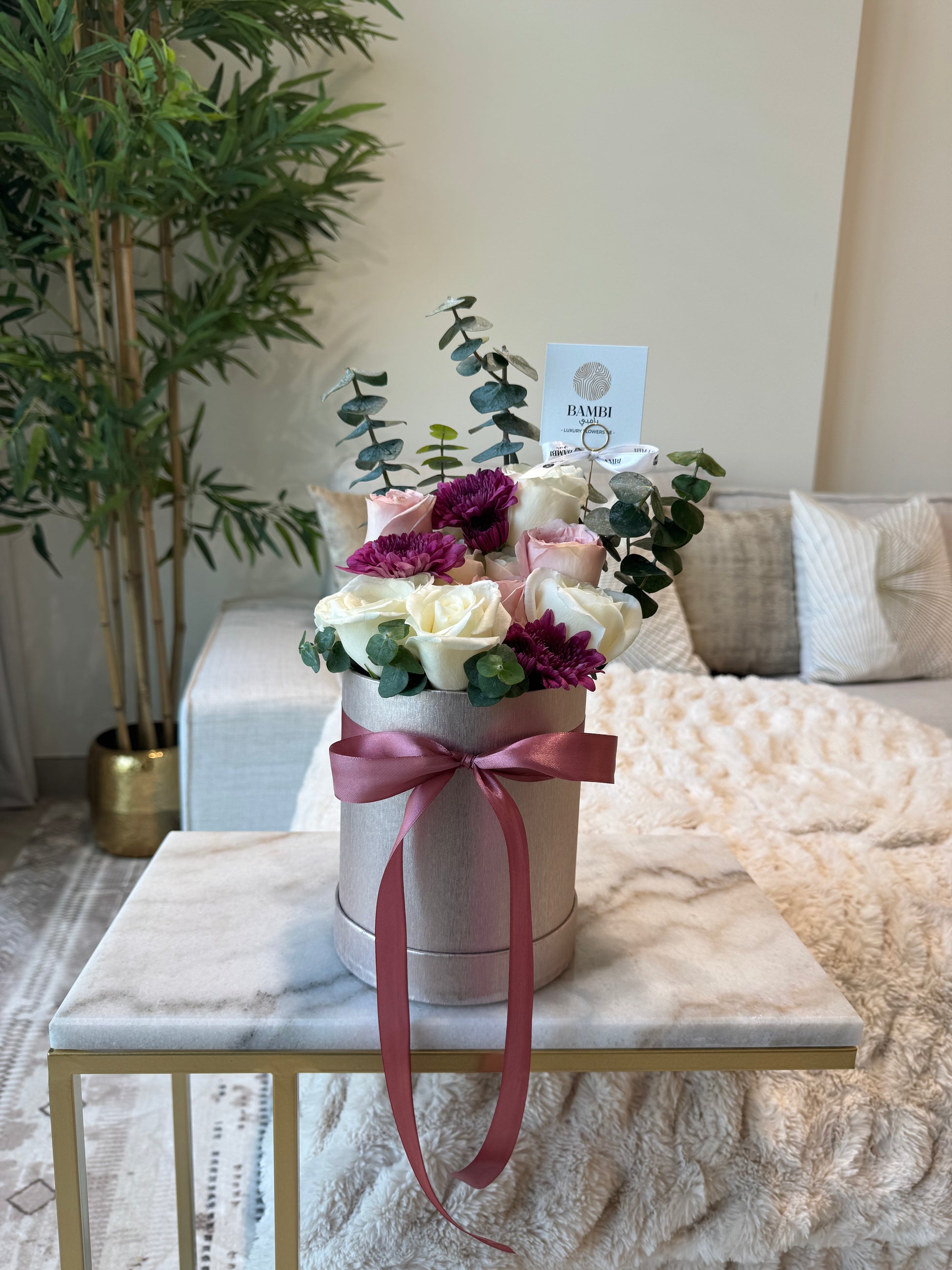 Fleuris Premium - Mixed Rose and Carnations Box - Bambi
