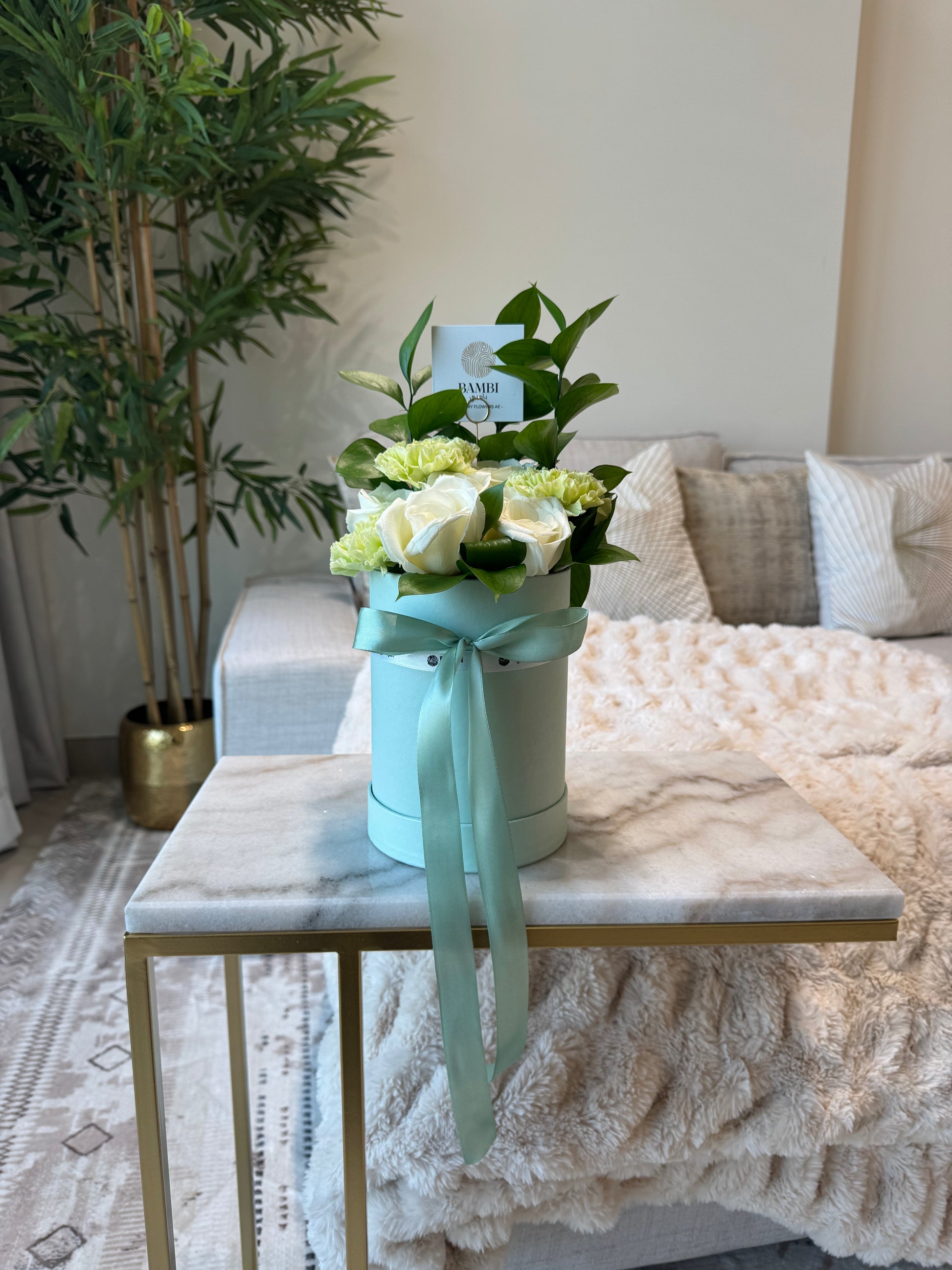 Opale Premium - Mixed Rose and Carnation Box - Bambi