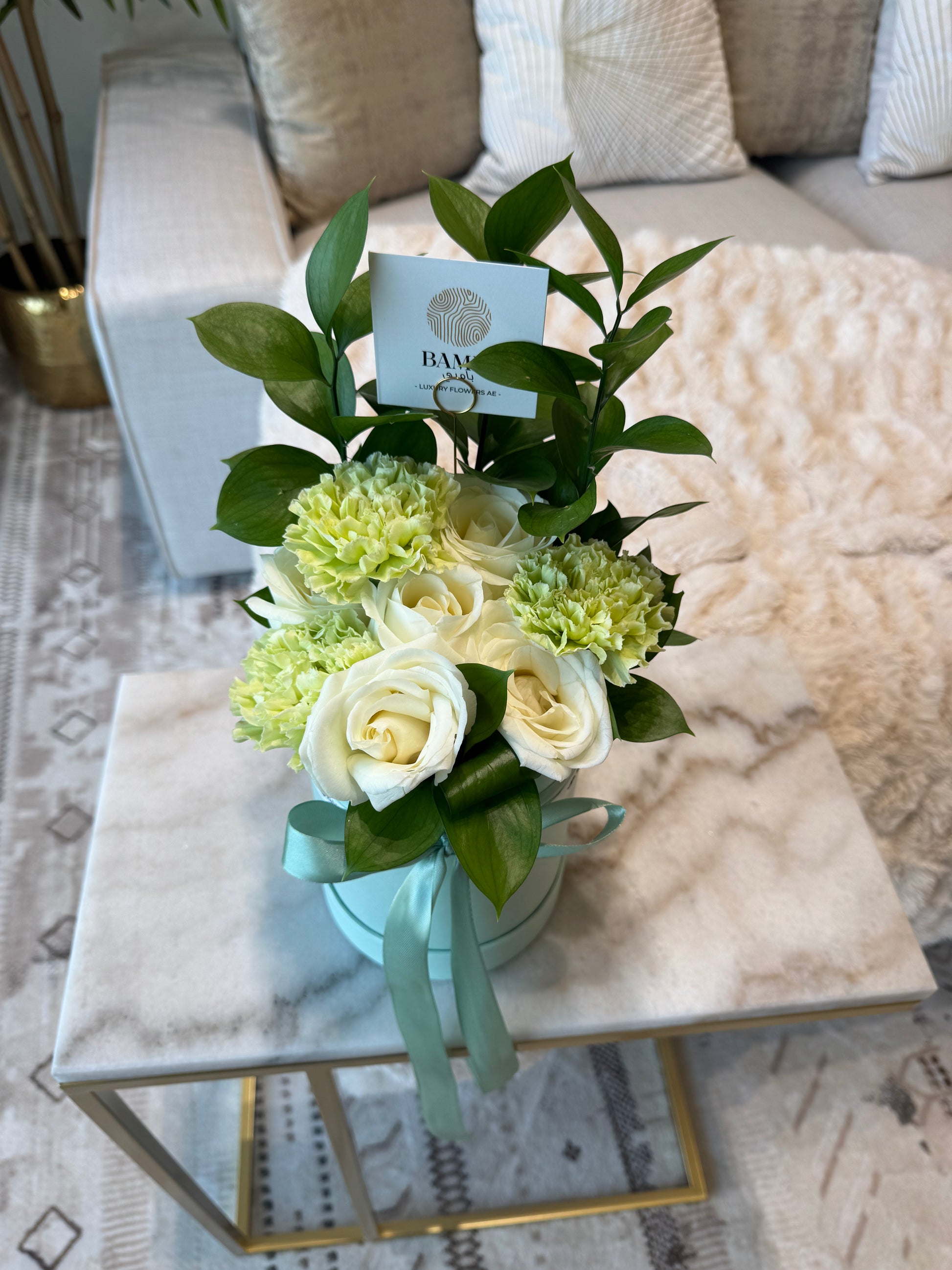 Opale Premium - Mixed Rose and Carnation Box - Bambi