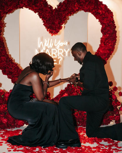 Will you Marry Me? Red Roses Proposal