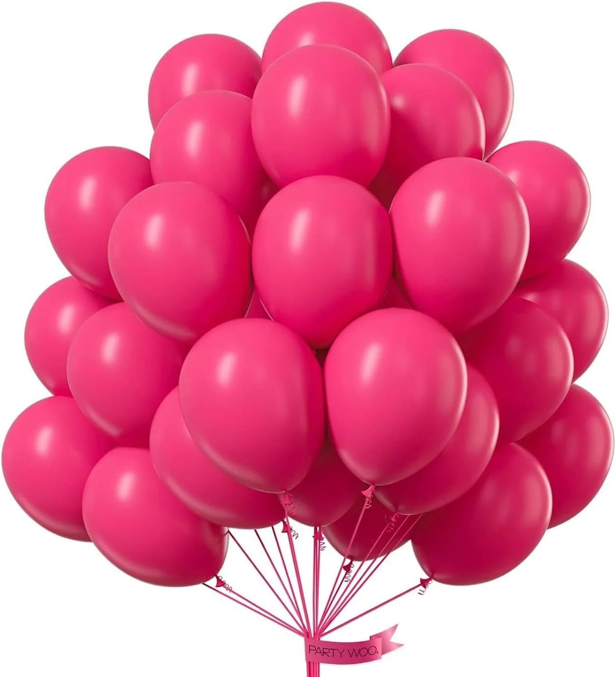 Helium Balloons Dubai – Pink Party Balloons 40 pcs | Bambi