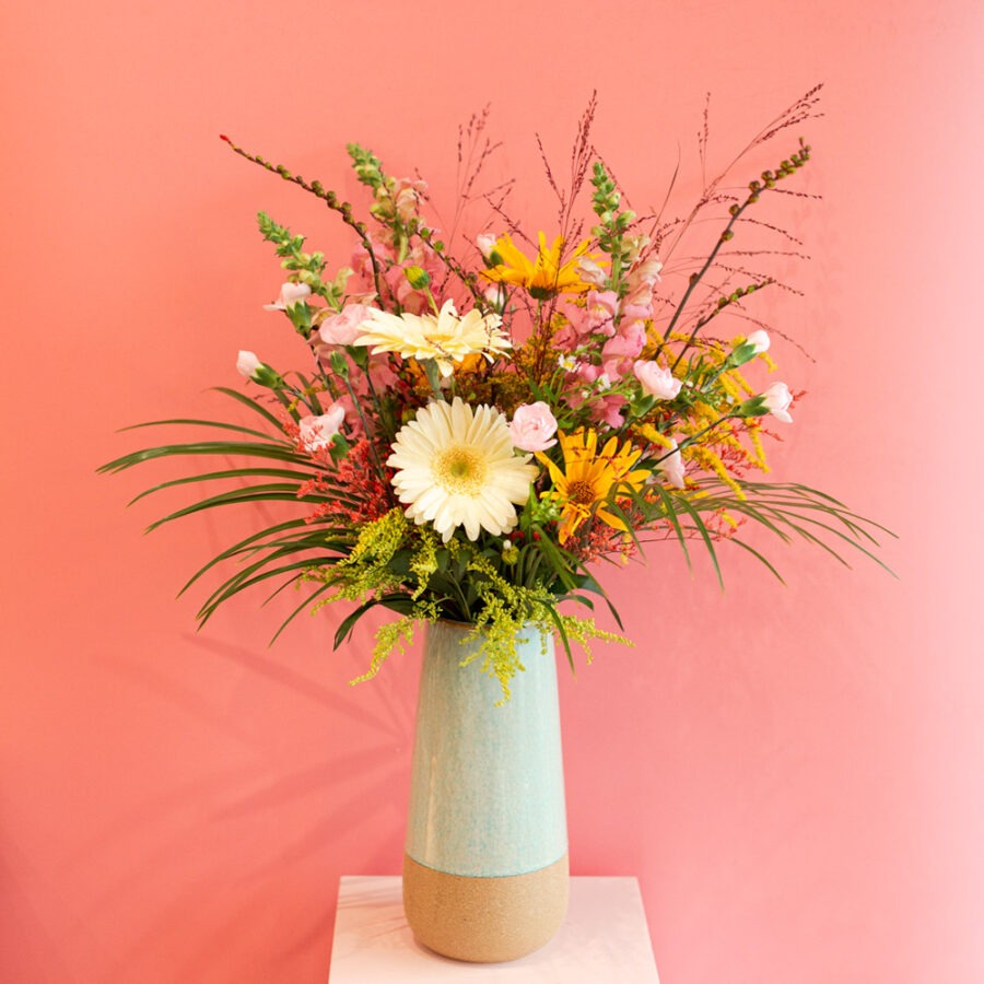 Sunflowers & Gerberas Bouquet – Elegant Hand-Tied Bouquet | Bambi