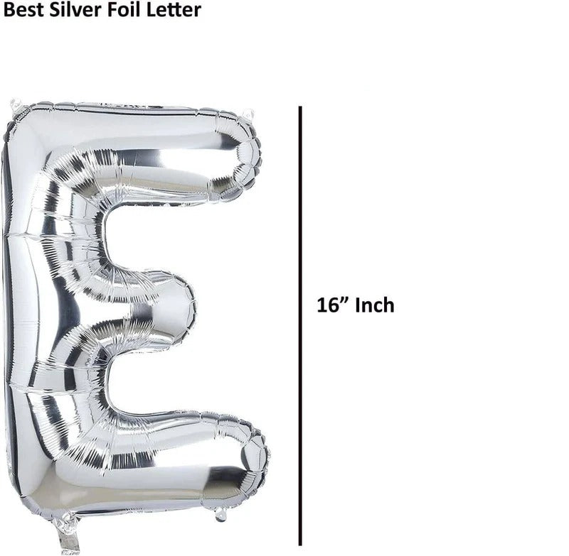 Silver WELCOME Foil Balloon Dubai – 16" Air-Filled Party Letters | Bambi